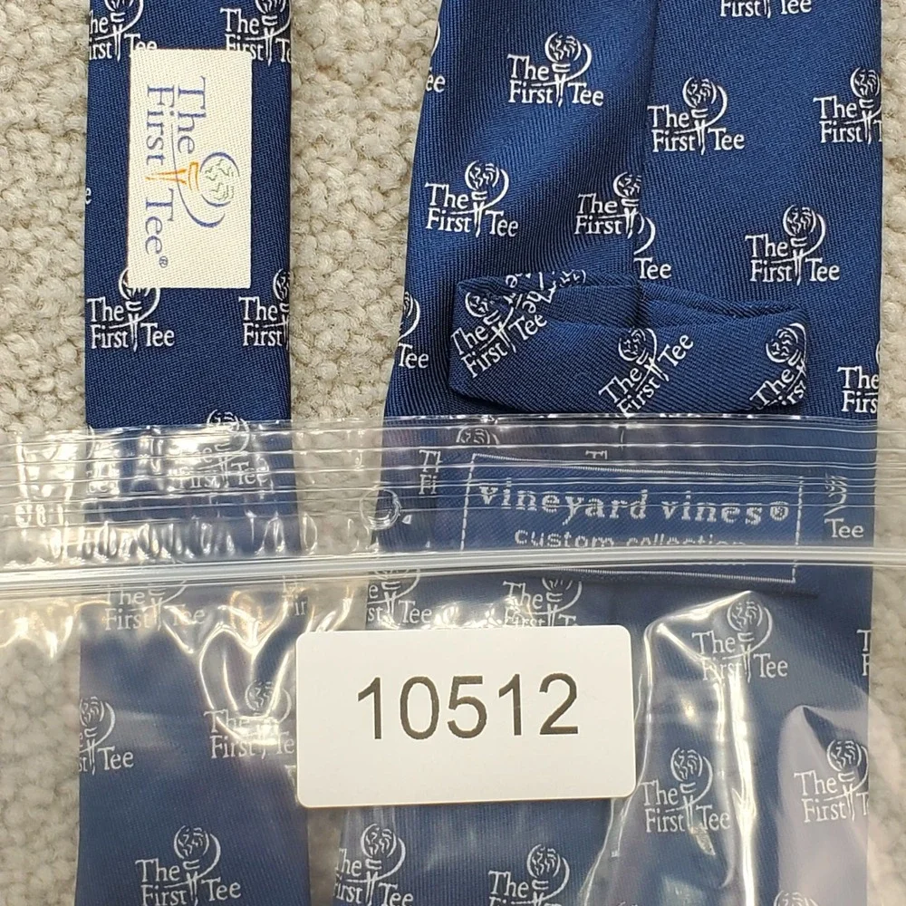 Vineyard Vines The First Tie Men One Size Blue Silk Luxury Professional Business